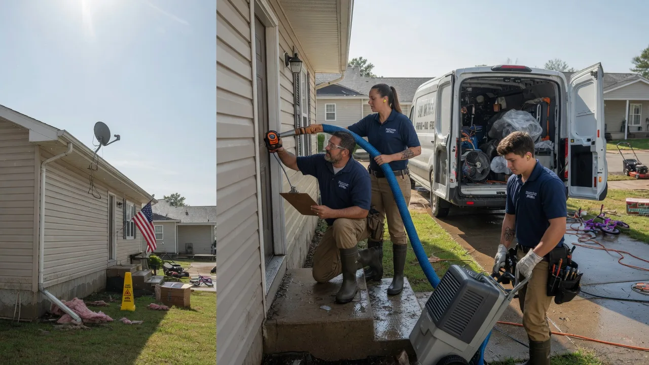 Ceiling Water Damage Restoration in Sandston, VA near me